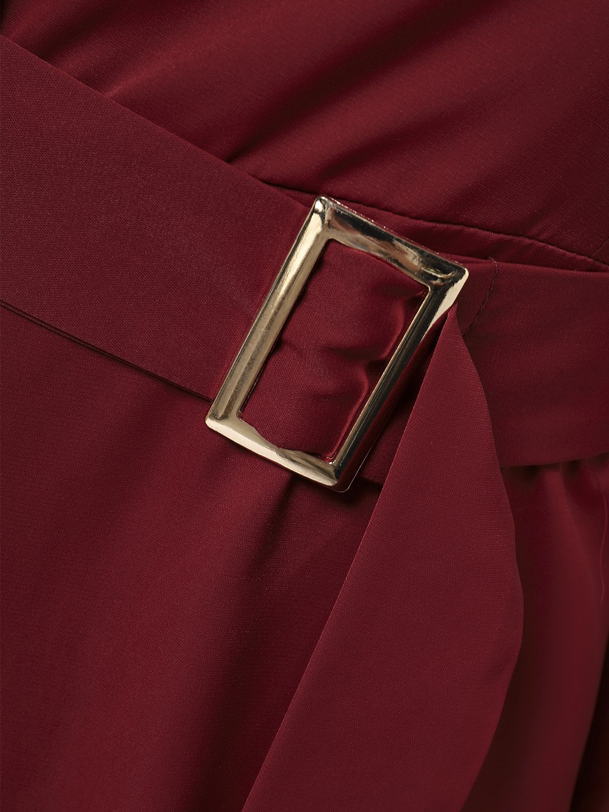 Robes Plain Hiver Élégant Aucune élasticité Coupe Régulière Mi-longue Taille Moyenne Manches Longues x-ligne pour Femmes