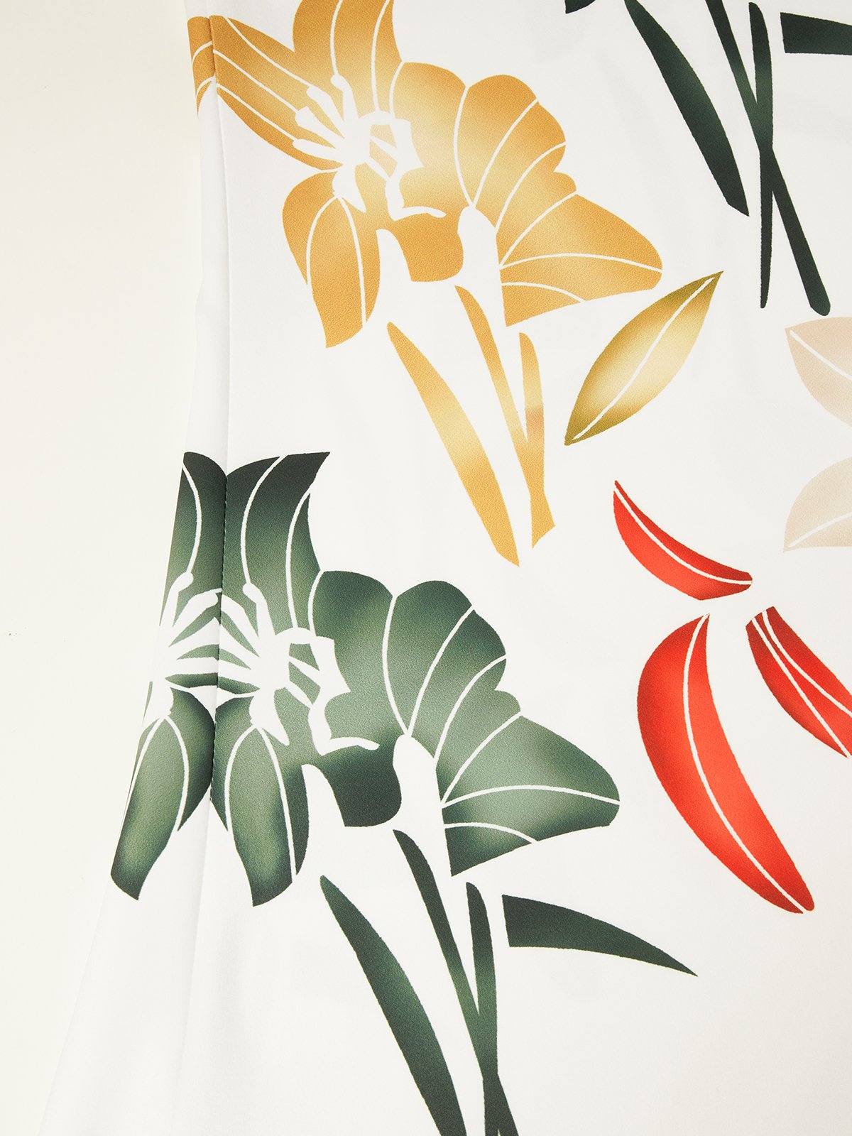 Jupes Femmes Floral Printemps / Automne Élégant Polyester Micro-élasticité Coupe Régulière Faire la navette S-Doubler Sirène