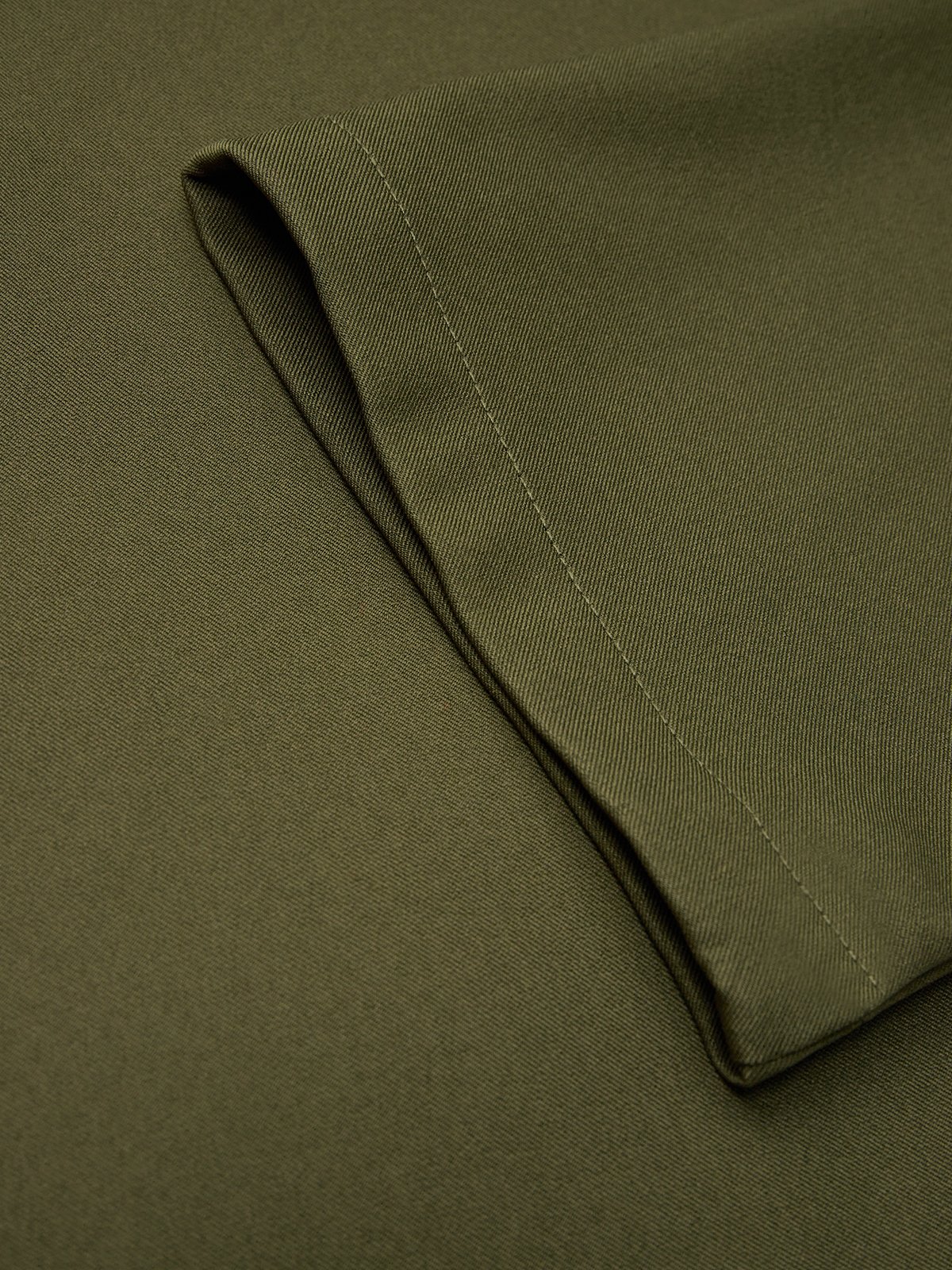 Robes Plain Printemps / Automne Élégant Polyester Taille Haute Micro-élasticité Faire la navette Ligne X Col de Chemise pour Femmes