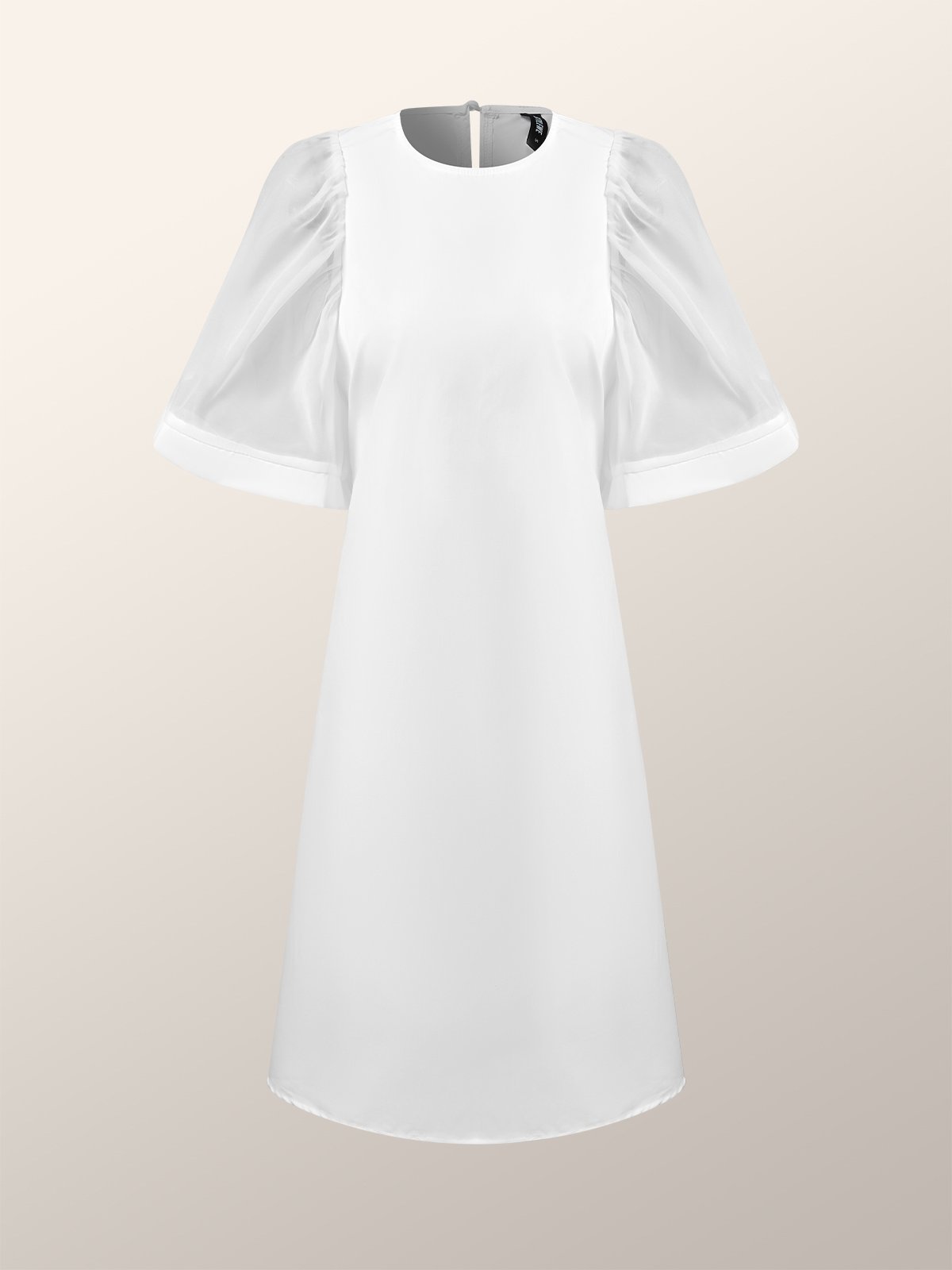 Robes Femmes Plain Été Urbain Polyester Naturel Léger Quotidien Ample Jupe
