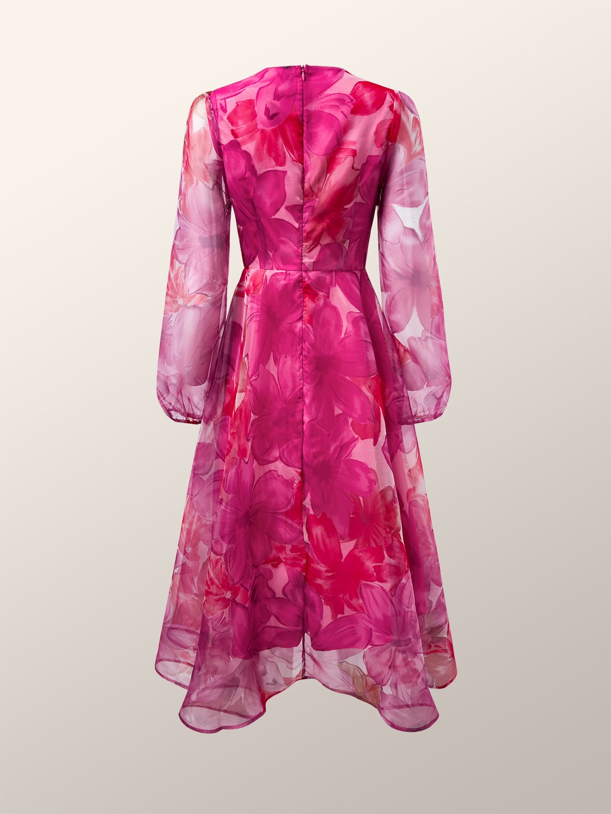 Robes Femmes Floral Été Vacances Polyester Quotidien Coupe Régulière Manches Longues Ligne X ultra Léger