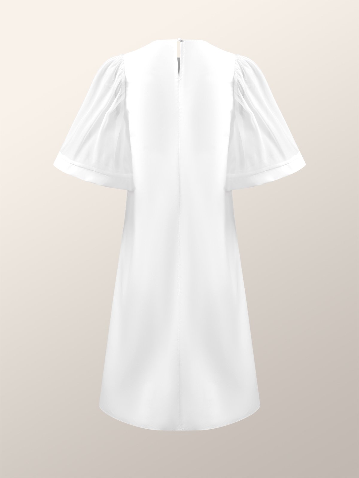 Robes Femmes Plain Été Urbain Polyester Naturel Léger Quotidien Ample Jupe