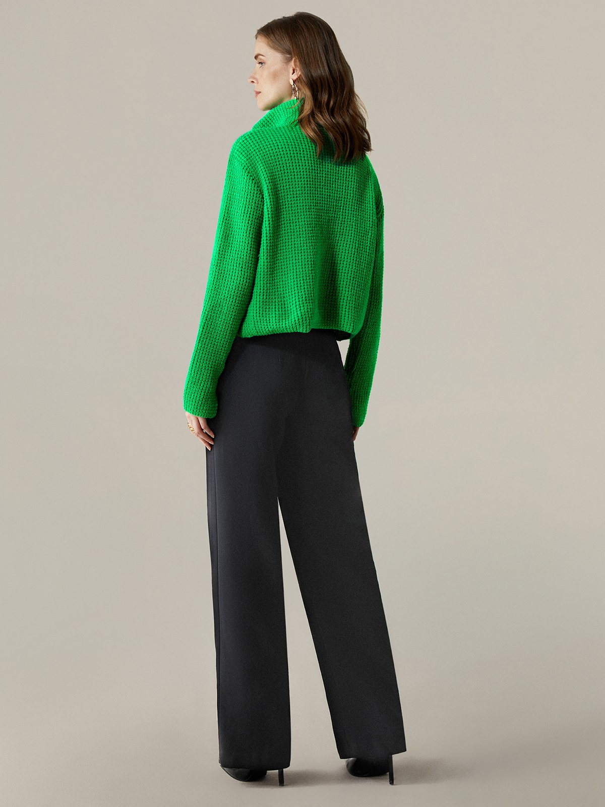 Cardigans Femmes Plain Printemps / Automne Urbain Tricoté Aucune élasticité Quotidien Régulier Droit Régulier