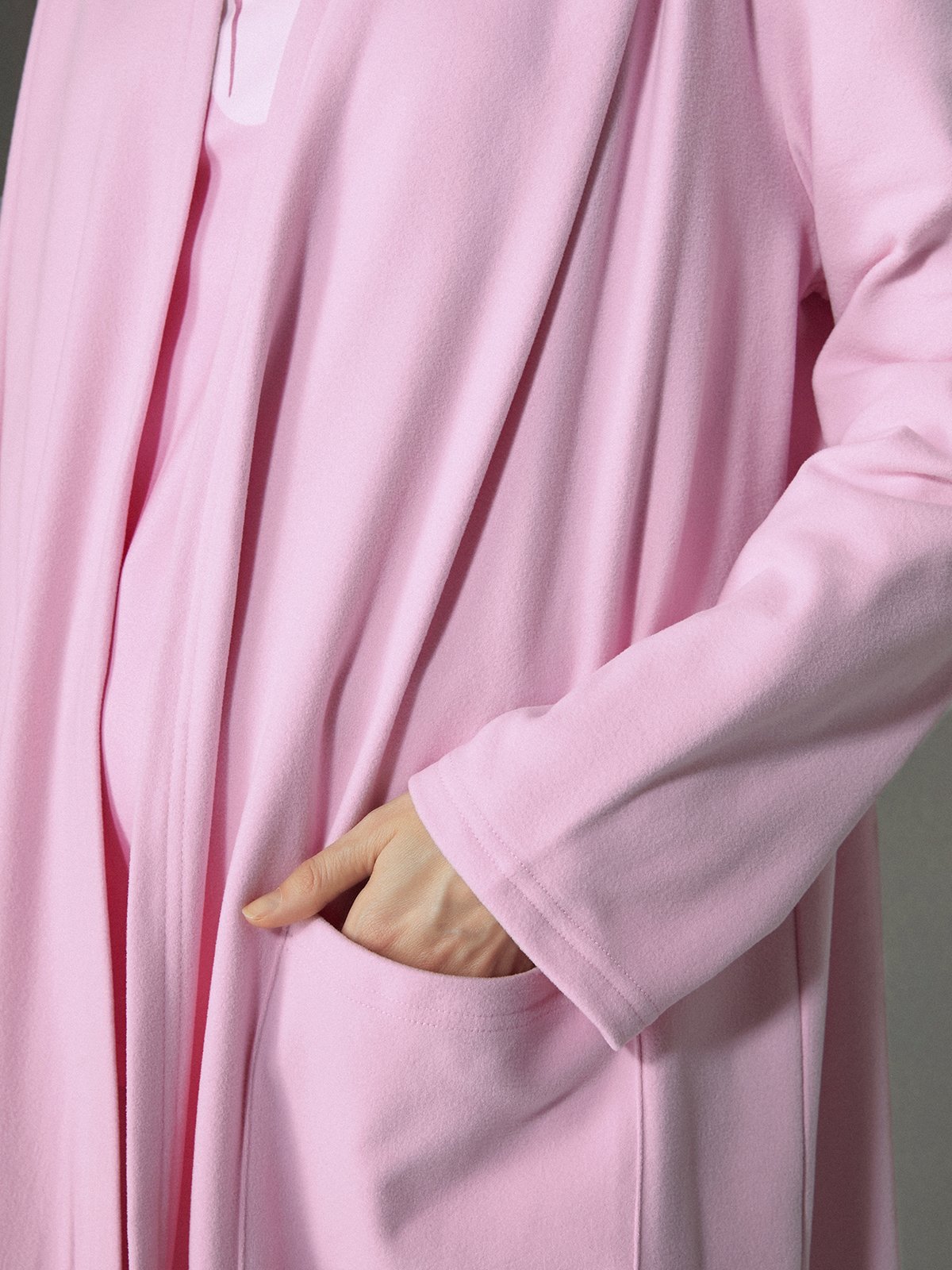 Cardigans Femmes Plain Printemps / Automne Urbain Polyester Aucune élasticité Quotidien Manches Longues Droit Régulier