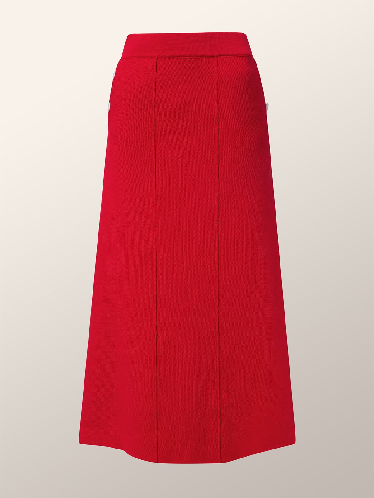 Jupes Femmes Plain Printemps / Automne Urbain Polyester Aucune élasticité Quotidien Ample Maxi Ligne X