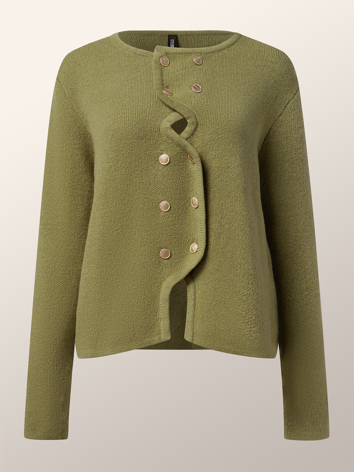 Cardigans Plain Printemps / Automne Urbain Naturel Aucune élasticité Quotidien Coupe Régulière Manches Longues Régulier pour Femmes