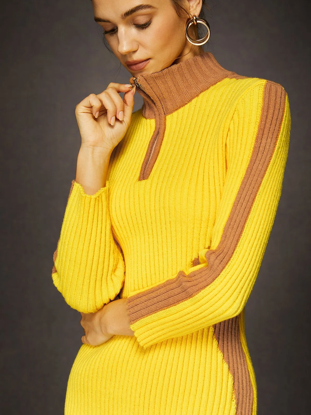 Robes Pulls Plain Automne Urbain Viscose Aucune élasticité Quotidien Collant Régulier Non pour Femmes