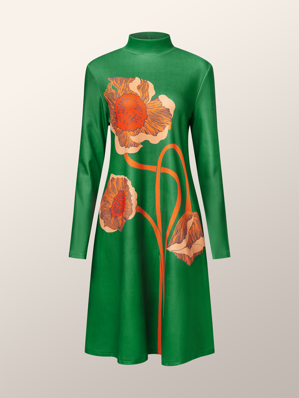 Robes Femmes Décontracté Floral Été Polyester Imprimé Micro-élasticité Ample Régulier Non