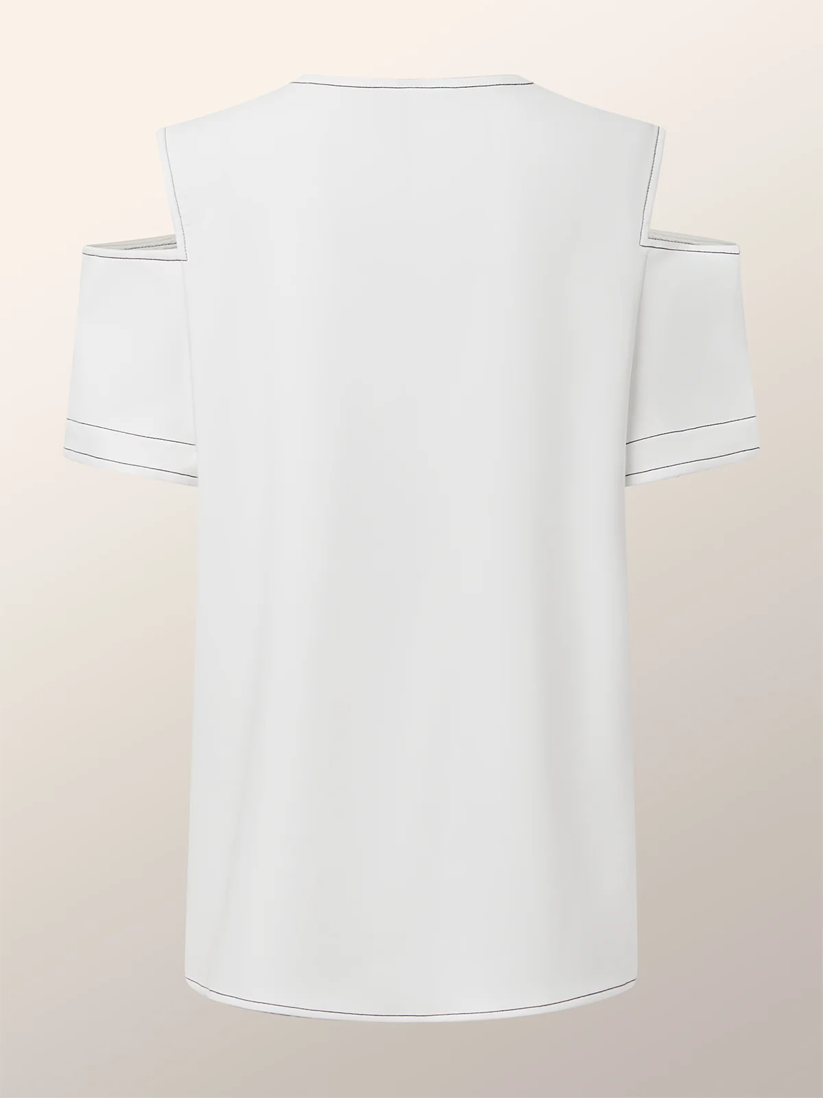 Chemisiers1 Plain Été Urbain Polyester Quotidien Coupe Régulière Manches Courtes Régulier Régulier pour Femmes