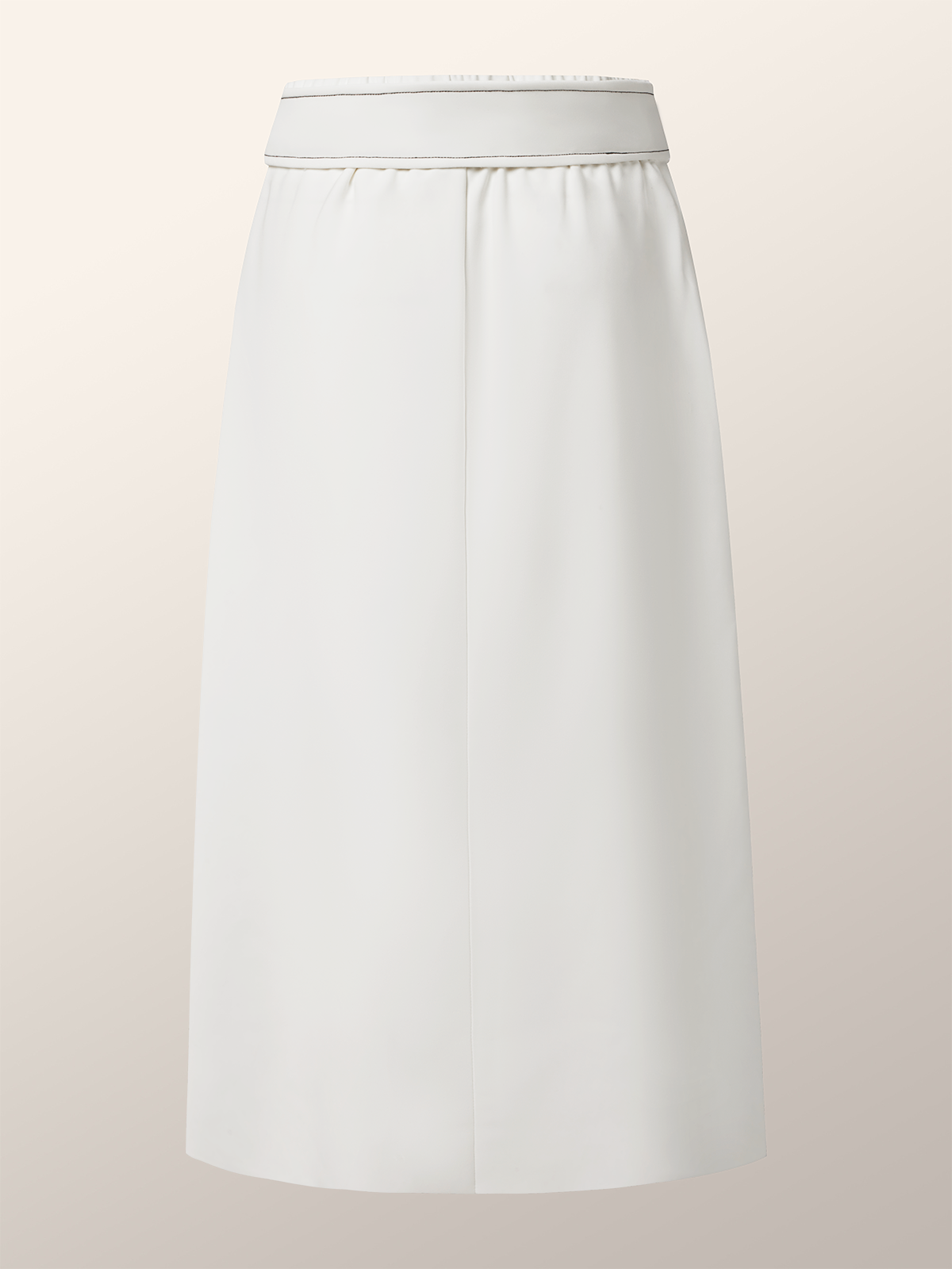 Jupes Décontracté Plain Été Polyester Quotidien Mi-longue Taille Moyenne Trapèze Régulier pour Femmes