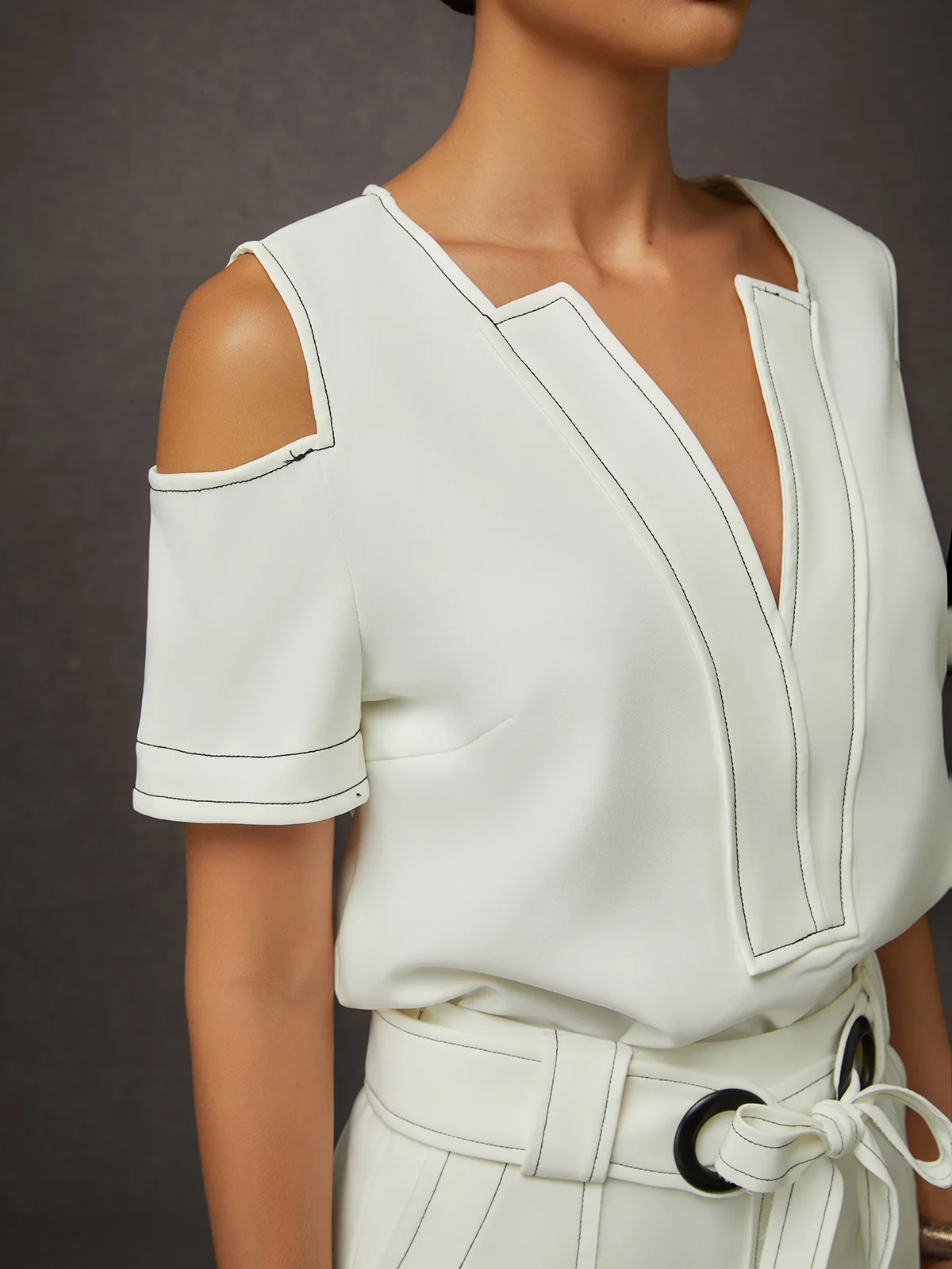 Chemisiers1 Plain Été Urbain Polyester Quotidien Coupe Régulière Manches Courtes Régulier Régulier pour Femmes