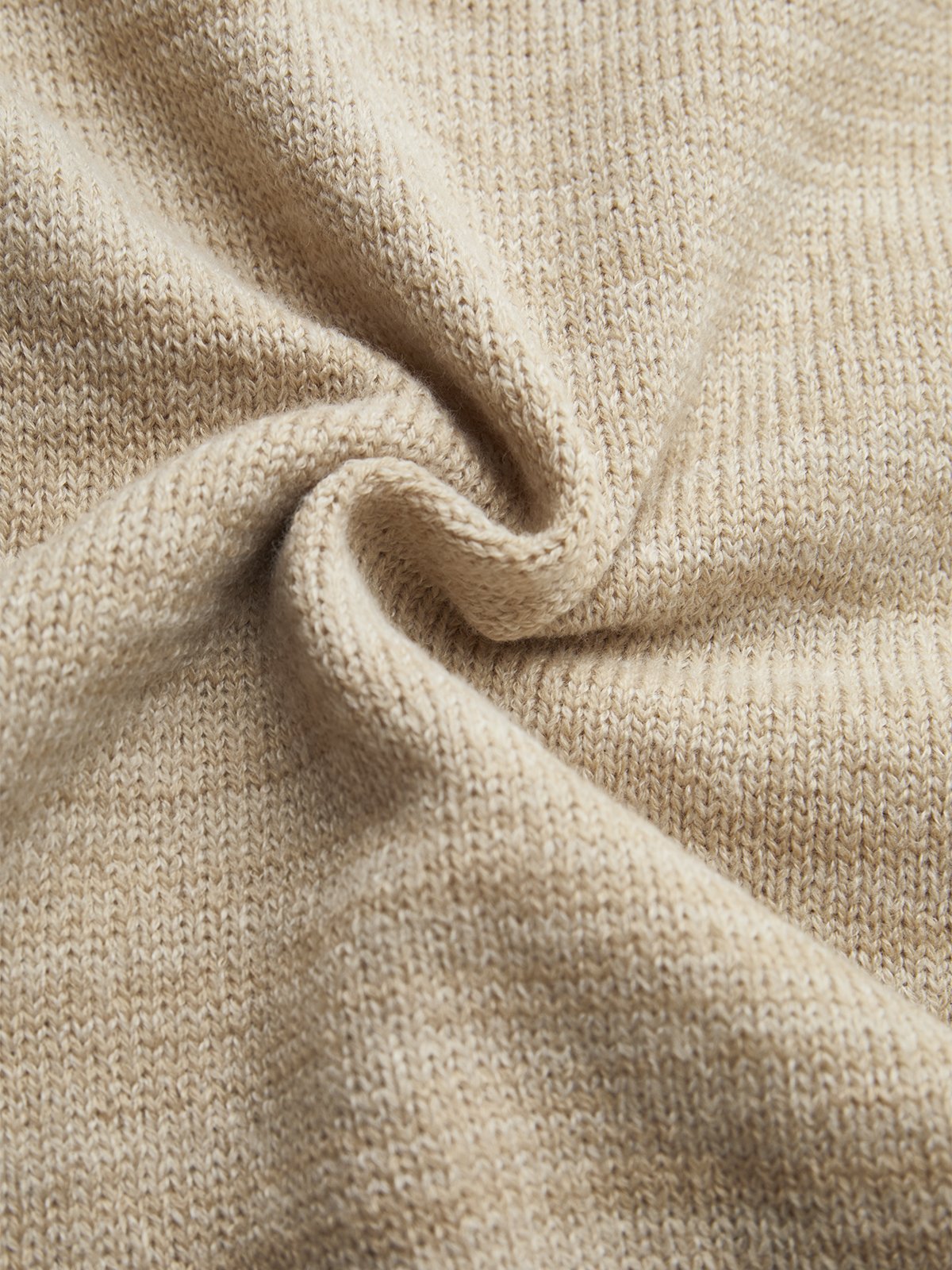 Robes Plain Hiver Élégant Naturel Poids lourd Micro-Élasticité Quotidien Ample Col Roulé pour Femmes