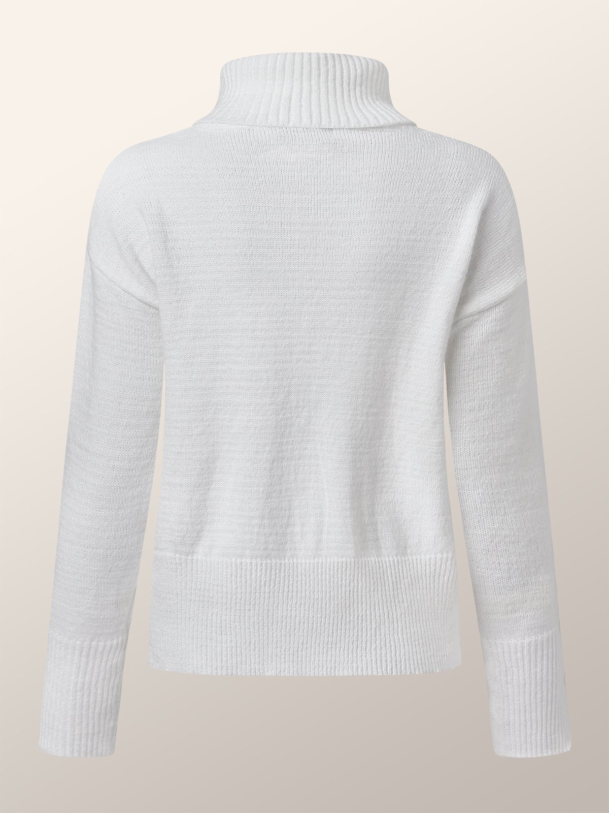 Pull Femmes Plain Simple Automne 1 * robe Manches Longues Régulier Droit Régulier Élasticité moyenne