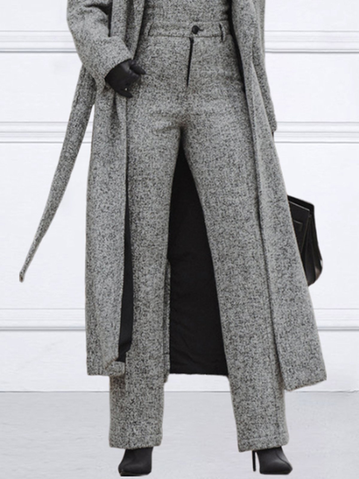 Mode Pantalons Femmes Plain Printemps / Automne Urbain Aucune élasticité Faire la navette Pantalon droit Long Droit Régulier