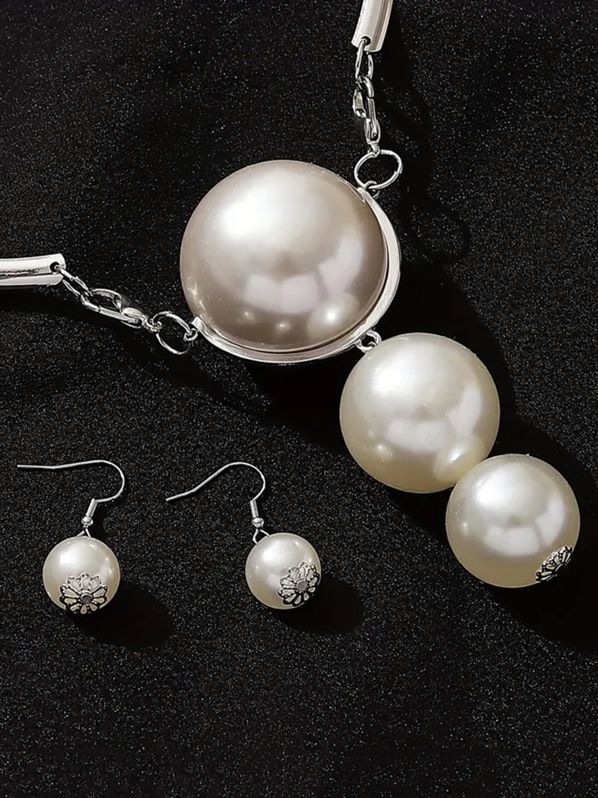 Ensembles de Bijoux Plain Toutes Les Saisons Élégant Fête Perle Pendre pour Femmes