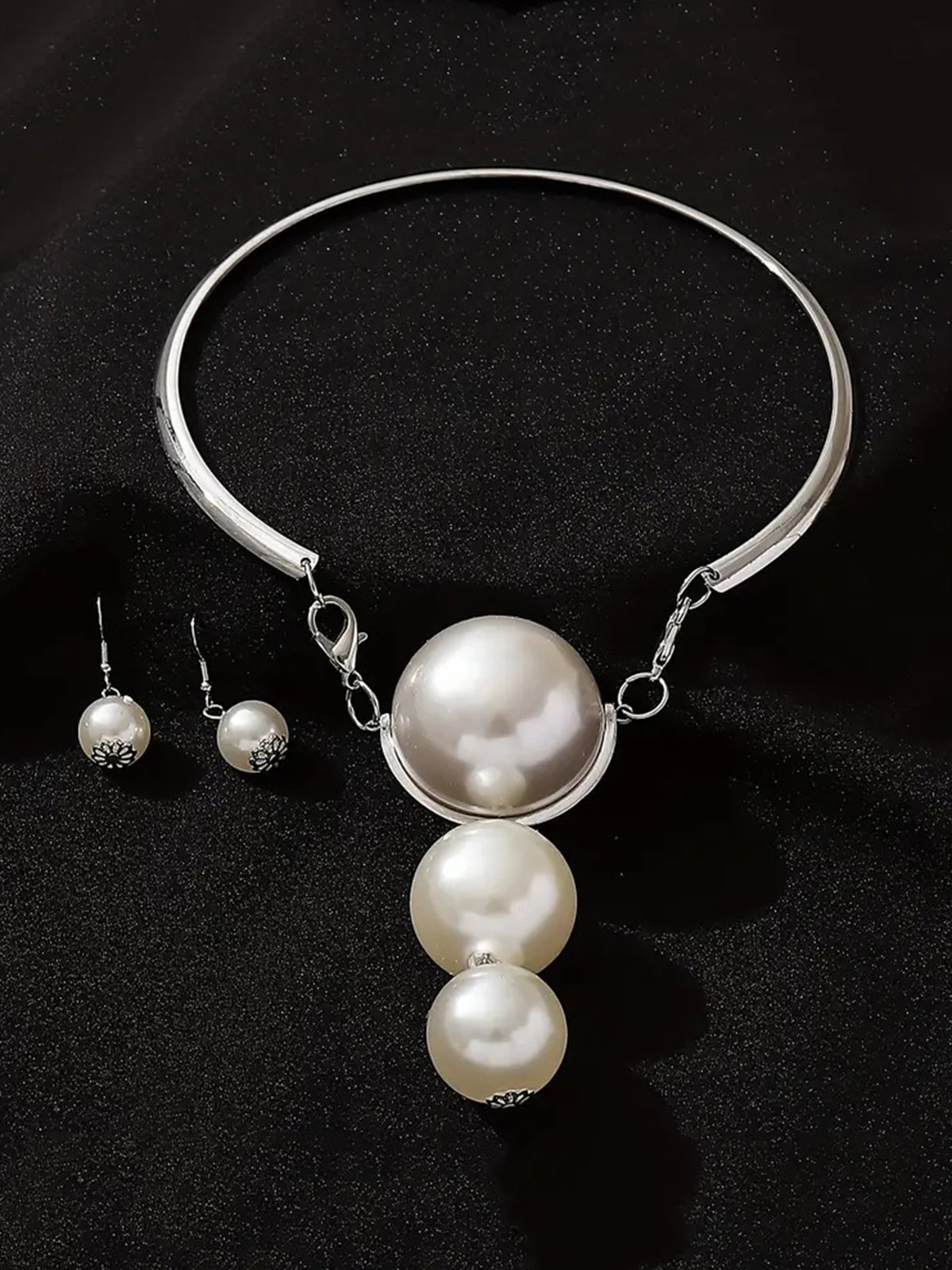 Ensembles de Bijoux Plain Toutes Les Saisons Élégant Fête Perle Pendre pour Femmes