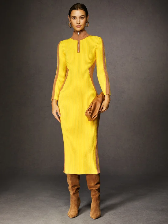 Robes Pulls Plain Automne Urbain Viscose Aucune élasticité Quotidien Collant Régulier Non pour Femmes