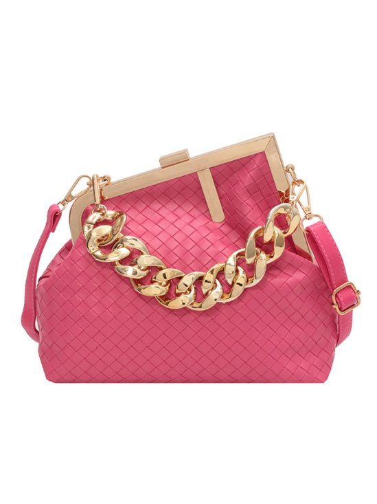 Pochette Sacs Femmes Plain Décontracté Toutes Les Saisons Polyester Chaîne Quotidien PU Nouveauté