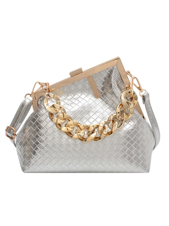 Pochette Sacs Femmes Plain Décontracté Toutes Les Saisons Polyester Chaîne Quotidien PU Nouveauté