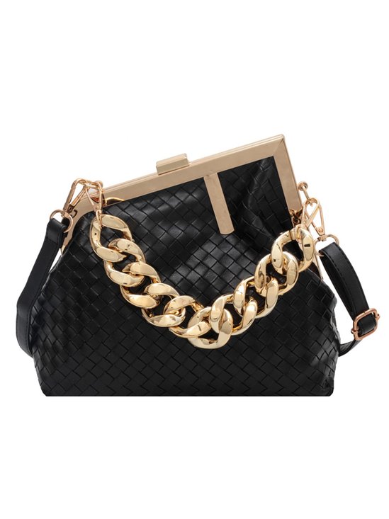 Pochette Sacs Femmes Plain Décontracté Toutes Les Saisons Polyester Chaîne Quotidien PU Nouveauté