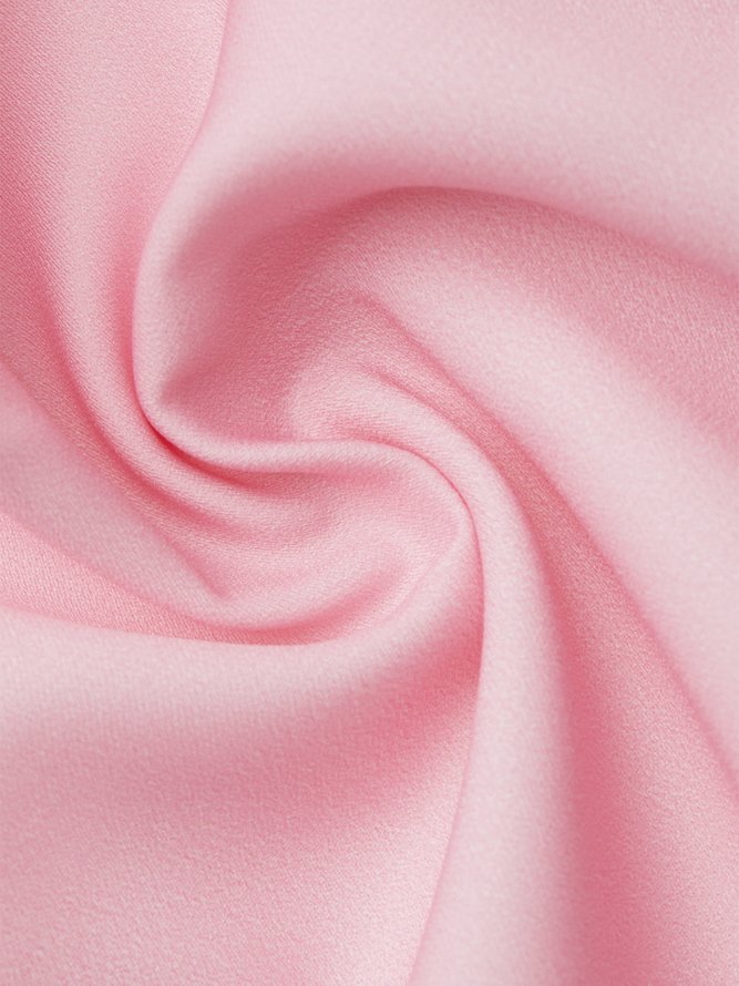 Robes Géométrique Printemps Élégant Polyester Taille Haute Quotidien Coupe Régulière Manches Longues Ligne X pour Femmes