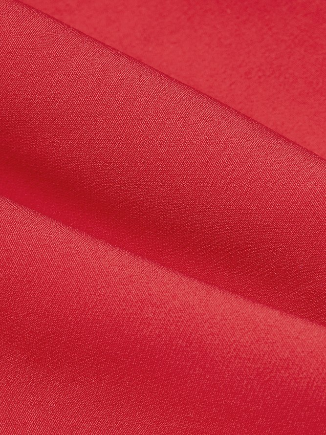 Blazer Bloc de Couleur Printemps Urbain Aucune élasticité Ample Manches Longues Régulier Ligne X Régulier pour Femmes