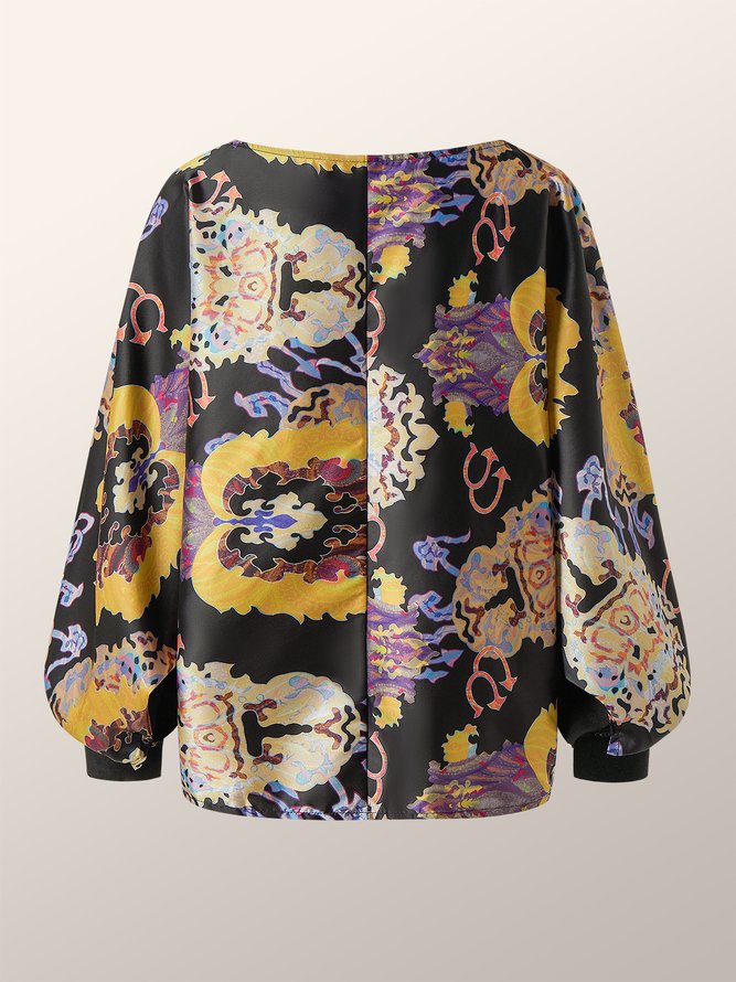 Plain Automne Élégant Polyester Non Élasticité Régulier Droit Régulier Régulier Taille Blouse pour Femmes