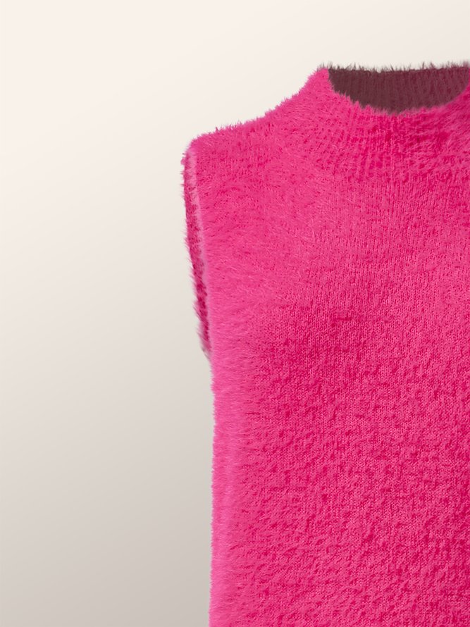 Robes Plain Hiver Élégant Naturel Micro-Élasticité Faire la navette Mi-longue Régulier Jupe hanche pour Femmes