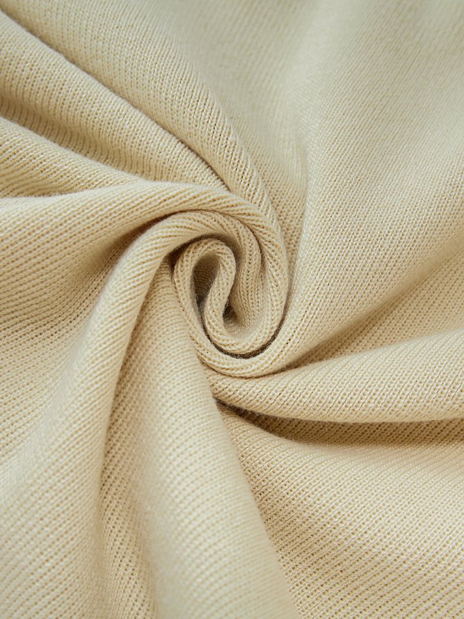 Pull Femme Plaine Simple L'automne Polyester Col Montant Regular Fit Regular H-Line Regular