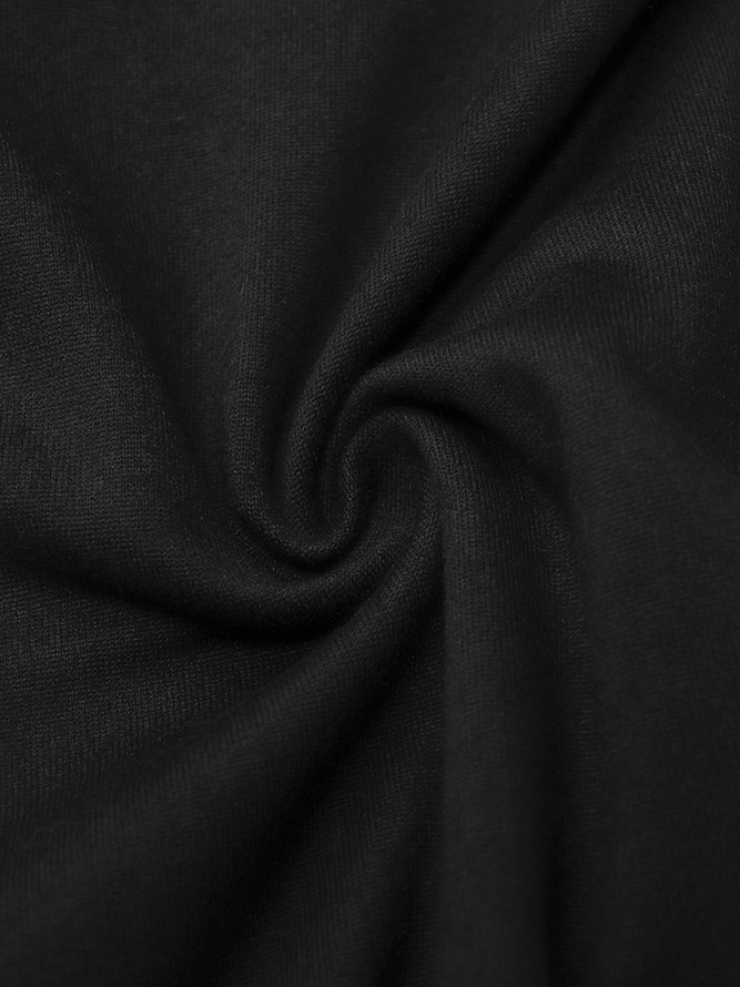 Robes Femmes Abstrait Printemps Urbain Polyester Naturel à Haute Élasticité Manches Longues T-Robe Chemise H-ligne