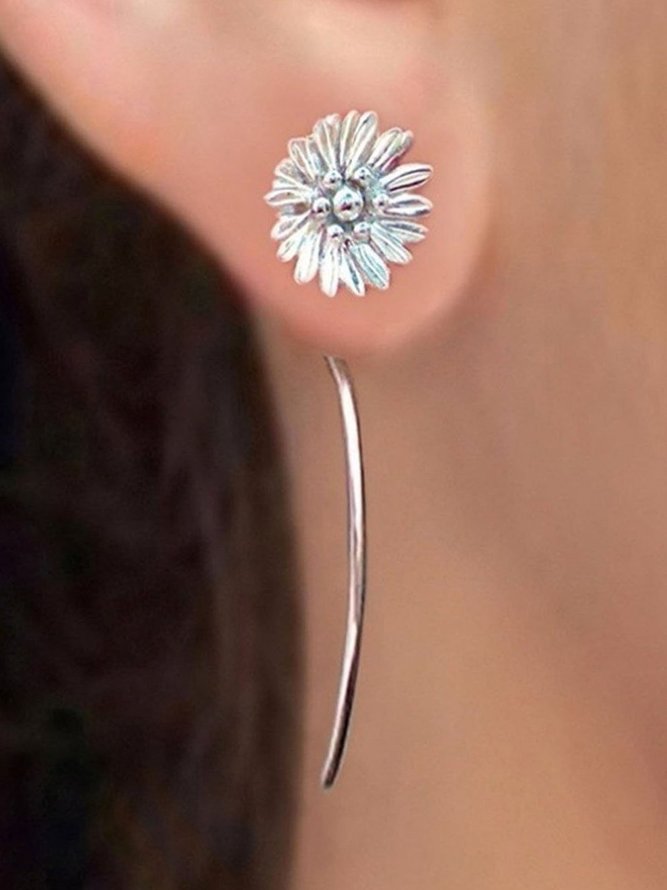 Boucles d'Oreilles Rétro Toutes Les Saisons Vacances Alliage Élégant pour Femmes