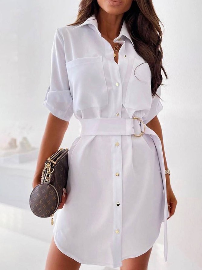 Robe Mini Droite pour Travail