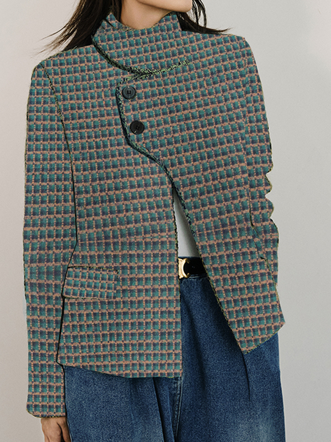 Blouson Femmes Plain Hiver Urbain Polyester Col Montant Aucune élasticité Ample Régulier Régulier