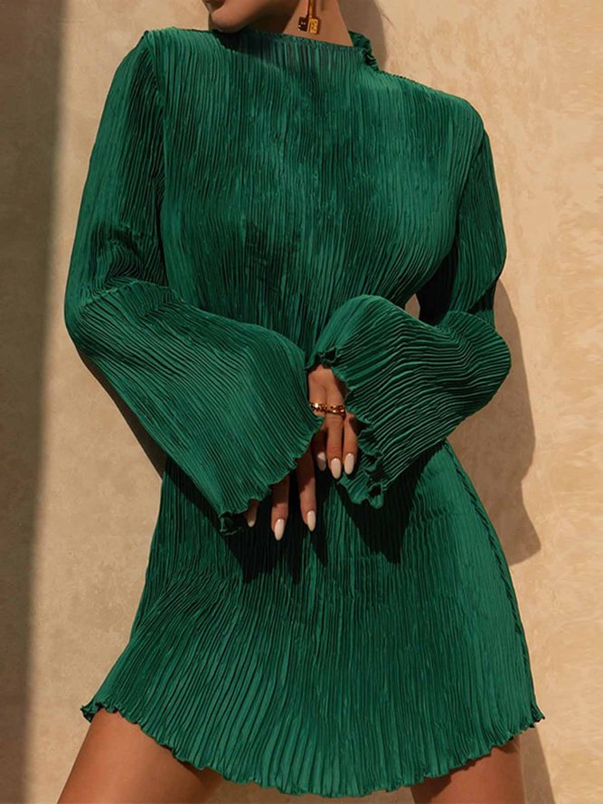 Robes Femmes Plain Hiver Élégant Polyester Naturel Quotidien Coupe Régulière Pull-over x-ligne
