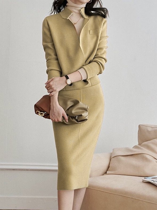 Pull Manteau Plain Hiver Urbain Acrylique Naturel Quotidien Régulier T-ligne Régulier pour Femmes