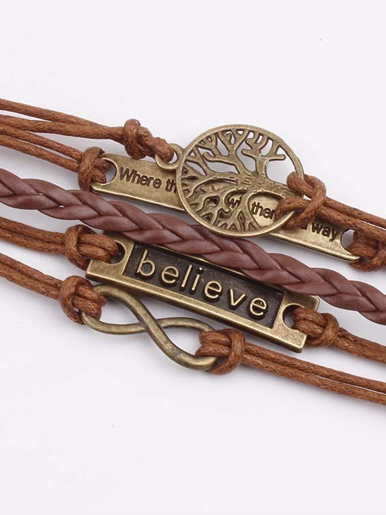 Comme Image Alliage Décontracté Bracelet