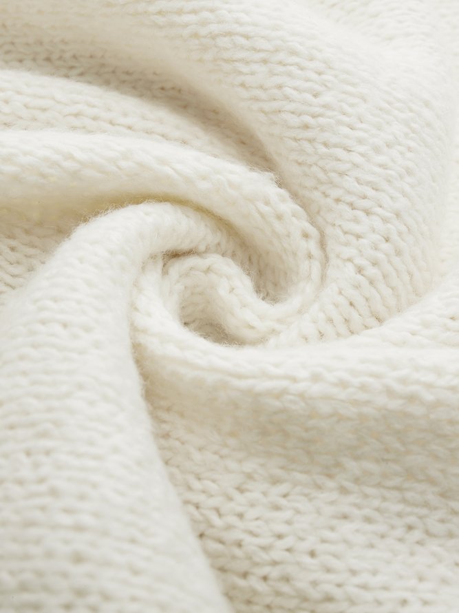 Manteau Simple Élégant en Coupe Régulière à Col Rond