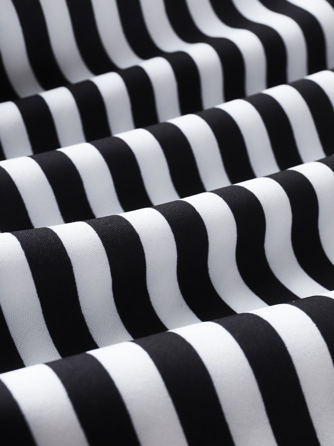 Automne Manches Longues Col Montant Coupe Régulière Rendez-Vous Élégant Dame Robes