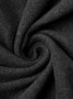 Robes Femmes Bloc de Couleur Hiver Élégant Polyester Naturel Mi-longue Manches Longues Col Roulé Régulier