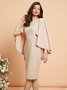 Mariage Robe & Fête Robe Femmes Plain Printemps Élégant Naturel Micro-Élasticité Quotidien Serré Régulier Jupe hanche