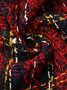 Blouson Rétro Hiver Plaid Naturel Aucune élasticité Quotidien Manches Longues x-ligne Régulier pour Femmes