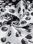 Jupe Printemps Élégant Abstrait Pois Polka Polyester Quotidien Long Taille Moyenne Trapèze Régulier pour Femmes