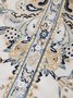 Blouse Floral Printemps Urbain Quotidien Ample 1 * Top Manches Longues Régulier Col de Chemise pour Femmes
