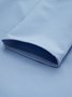 Robes Plain Printemps Élégant Polyester Nœud Devant Taille Haute Coupe Régulière Faire la navette Mi-longue pour Femmes