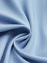 Robes Plain Printemps Élégant Polyester Nœud Devant Taille Haute Coupe Régulière Faire la navette Mi-longue pour Femmes