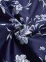 Jupes Femmes Floral Été Élégant Polyester Aucune élasticité Quotidien Coupe Régulière Mi-longue Régulier