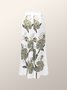 Jupes Femmes Floral Printemps / Automne Élégant Polyester Naturel Léger Long S-Doubler Sirène