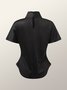 T-shirts Floral Été Élégant Léger Quotidien Manches Courtes Régulier Ligne T Élasticité moyenne pour Femmes
