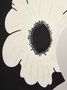 T-shirts Floral Été Élégant Léger Quotidien Manches Courtes Régulier Ligne T Élasticité moyenne pour Femmes