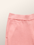 Pantalons Femmes Plain Printemps / Automne Urbain Naturel Aucune élasticité Quotidien Ample Pantalon droit Droit